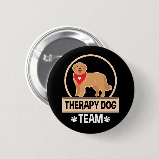 Therapiedog Button (Vorne & Hinten)