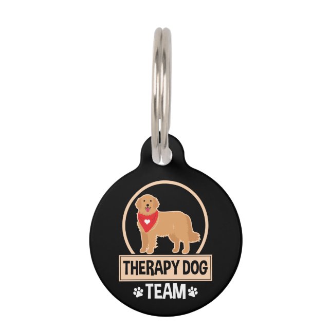 Therapiedog Haustiermarke (Vorderseite)