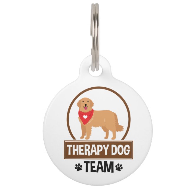 Therapiedog Haustiermarke (Vorderseite)