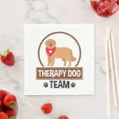 Therapiedog Serviette (Beispiel)