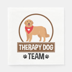 Therapiedog Serviette