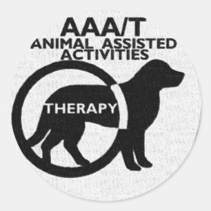 THERAPIEDOG TIERHILFE RUNDER AUFKLEBER