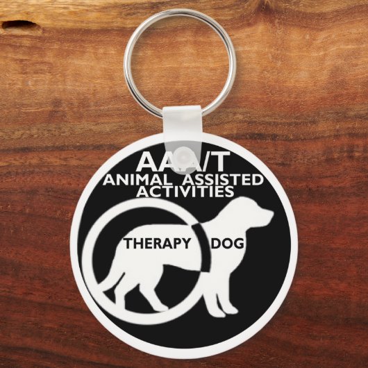THERAPIEDOG TIERHILFE SCHLÜSSELANHÄNGER (Vorderseite)