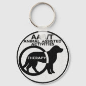 THERAPIEDOG TIERHILFE SCHLÜSSELANHÄNGER (Vorderseite)