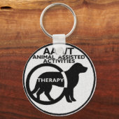 THERAPIEDOG TIERHILFE SCHLÜSSELANHÄNGER (Vorderseite)