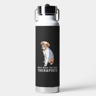 Therapiehund-Psychologe Therapeut Trinkflasche