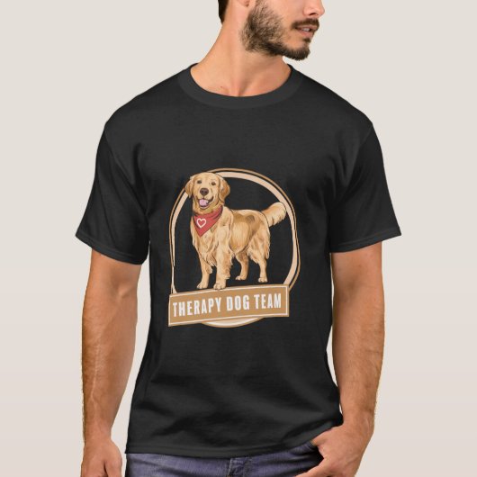 Therapiehund-Team T-Shirt (Vorderseite)