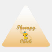 Therapiekick Dreieckiger Aufkleber (Vorderseite)