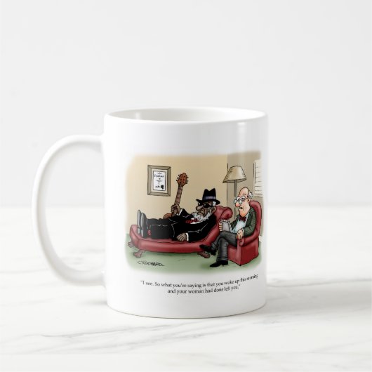 Therapiemusikerin Blues Kaffeetasse (Links)