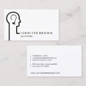 Therapiepsychologe Visitenkarte (Vorne/Hinten)