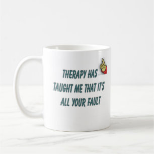 Therapiezitat Kaffeetasse