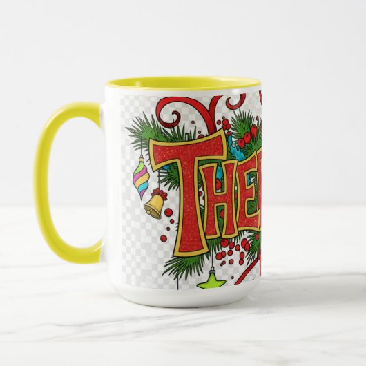 Therapist- Cute Festive Professionals Mug Tasse (Links)
