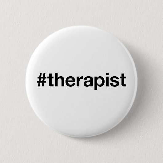 THERAPIST Hashtag Button (Vorderseite)