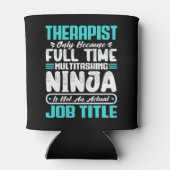 Therapist Job Title Profession Career Therapy  Dosenkühler (Rückseite)
