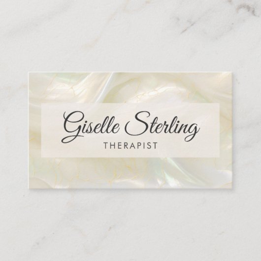 Therapist QR Code Visitenkarte (Vorderseite)