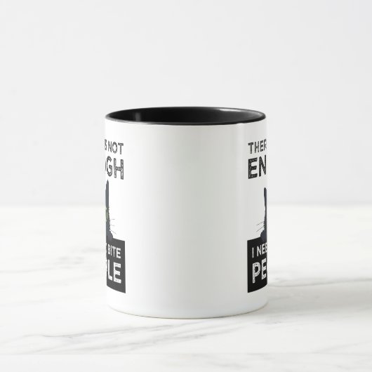 Therapy Is Not Enough - I Need To Bite People Tasse (Zentrum)