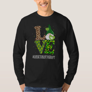 Therapy Liebe St Patricks Day Gnome Leo T-Shirt