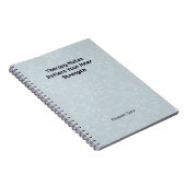 Therapy Notes Reflect Your Inner Strength Notizblock (Rechte Seite)