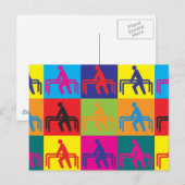 Therapy Pop Art Postkarte (Vorne/Hinten)