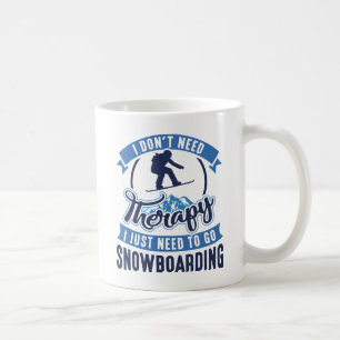 Therapy Snowboarding Kaffeetasse