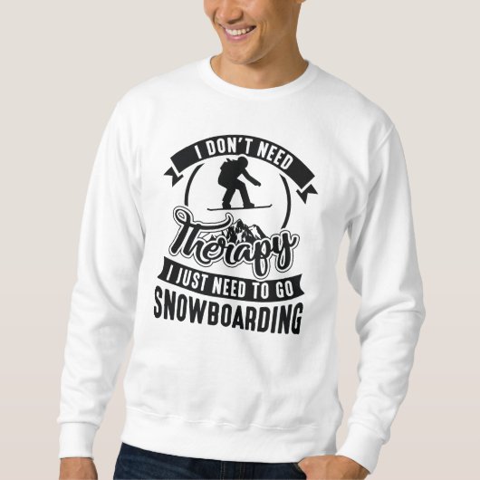 Therapy Snowboarding Sweatshirt (Vorderseite)