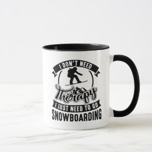 Therapy Snowboarding Tasse