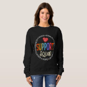 Therapy Team PT OT & SLP Support Squad Therapist Sweatshirt (Vorne ganz)
