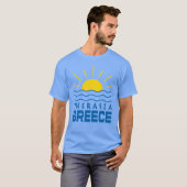 Therasia Griechenland Sonnenschein und Meer Männer T-Shirt (Vorne ganz)