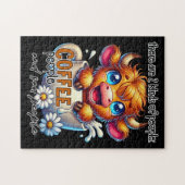 There Are 2 Kinds of People Coffee People and Sad Puzzle (Horizontal)