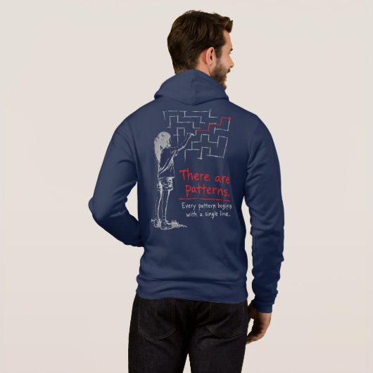There_are_patterns Hoodie (Schwarz voll)