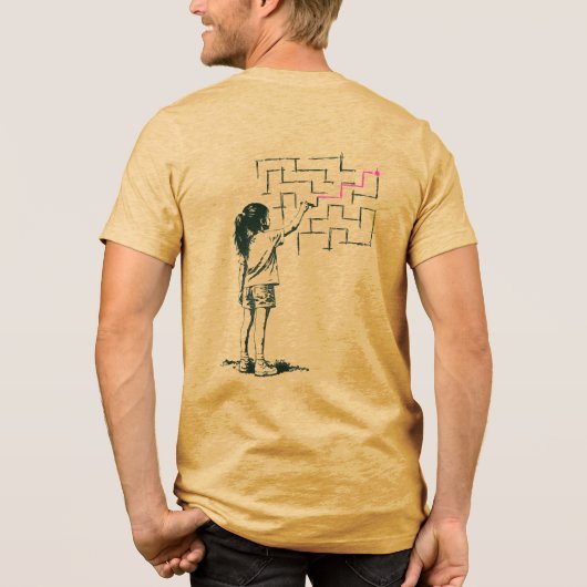 There_are_patterns Tri-Blend Shirt (Rückseite)