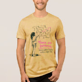 There_are_patterns Tri-Blend Shirt (Vorderseite)