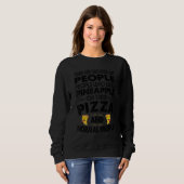 There Are Two Kinds Of People   Pizza Jokes 1 Sweatshirt (Vorne ganz)