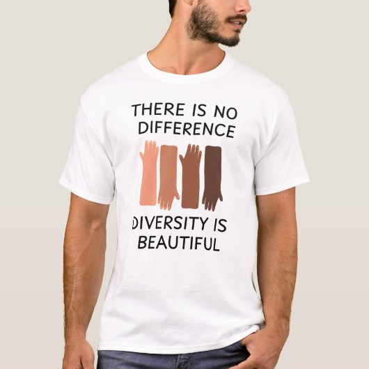There I No Diversity T-Shirt (Vorderseite)