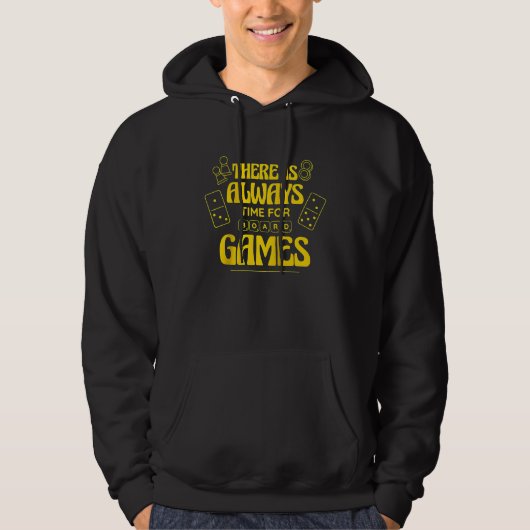 There is Always Time For Board Games Raglan Baseba Hoodie (Vorderseite)