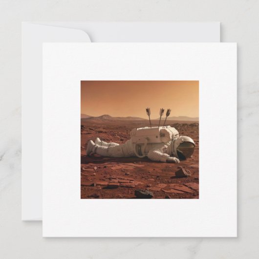 THERE IS LIFE ON MARS  KARTE (Vorderseite)