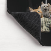 There is motion at front door funny cat motion mem mousepad (Ecke)