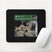 There is motion at front door funny cat motion mem mousepad (Mit Mouse)