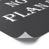 There Is No Plan B Motivational  Poster (Ecke)