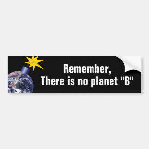 There Is No Planet B - Anti Trump Klimawandel Autoaufkleber