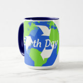 There Is No Planet B Celestial Earth Tasse (Vorderseite Links)