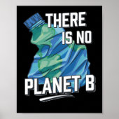 There is no planet B, Environmental Protection Poster (Vorne)