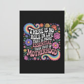 There Is No Role In Life That Is More Essential Einladung (Stehend Vorderseite)