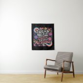 There Is No Role In Life That Is More Essential Wandteppich (Beispiel)