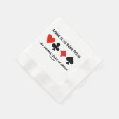 There Is No Such Thing Friendly Game Of Bridge Serviette (Ecke)