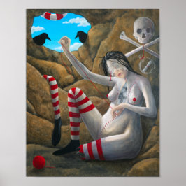 "There is No Time" von Christiane Cegavske Poster