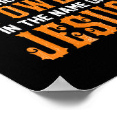 There is power in the name of Jesus Poster (Ecke)