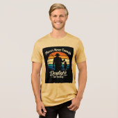 There’s Never Enough Daylight For Fishing Tri-Blend Shirt (Vorderseite voll)