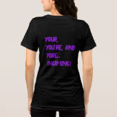 There, Their / Your, You're Tee Shirt (Rückseite)