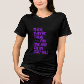 There, Their / Your, You're Tee Shirt (Vorderseite)